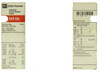 Cutler Hammer HKD3250 Breaker 1/pkg 250A 600V 3P 35kA HKD3400F w/ Trip Unit KT3250T Auxiliary Switch