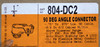 YAGI 804-DC2 1/2-Inch Flex 90 Degree Die Cast Squeeze Connector