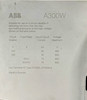 ABB A300W-30 Welding Isolation Contactor 400A Continuous 600V 3P 3PH