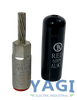 NSI PT3/0 Pin Terminal 600V 3/0 AWG Aluminum Tin Plated Pin: Copper Tin Plated Red Die