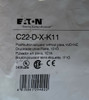 Eaton C22-D-X-K11 Compact Pushbutton 22.5mm 1NO 1NC Buttonless NEMA 4X Non-Illuminated