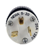 Hubbell Plug 520SP 20A 125V NEMA 5-20P 2P 3W Grounding