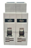 Eaton WMZS2C13 Breaker 13A 277/480V 2P 1PH 10kA Type C DIN Rail Feed-Thru LI