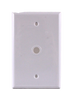 Eaton PJ11W Outlet Box Cover Telephone and Coaxial Wallplate White  Box of 20