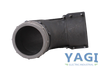 YAGI AC-350 90 Degree Conduit Connectors 3-1/2 Inch Zinc/Galvanized
