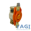 Hubbell IG2310 Twist Lock 20A 125V 2P 3W Grounding Flush Screw Terminal Orange