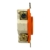 Hubbell IG2310 Twist Lock 20A 125V 2P 3W Grounding Flush Screw Terminal Orange