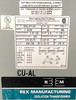 Rex Manufacturing DA34J1P1/K4 Transformer 34kVA Pri: 575V Sec:460Y/266 3PH Type1