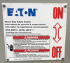 Eaton DH421FGK Fusible Disconnect 30A 240V 4P 4W NEMA 1 Class H Fuse Heavy Duty