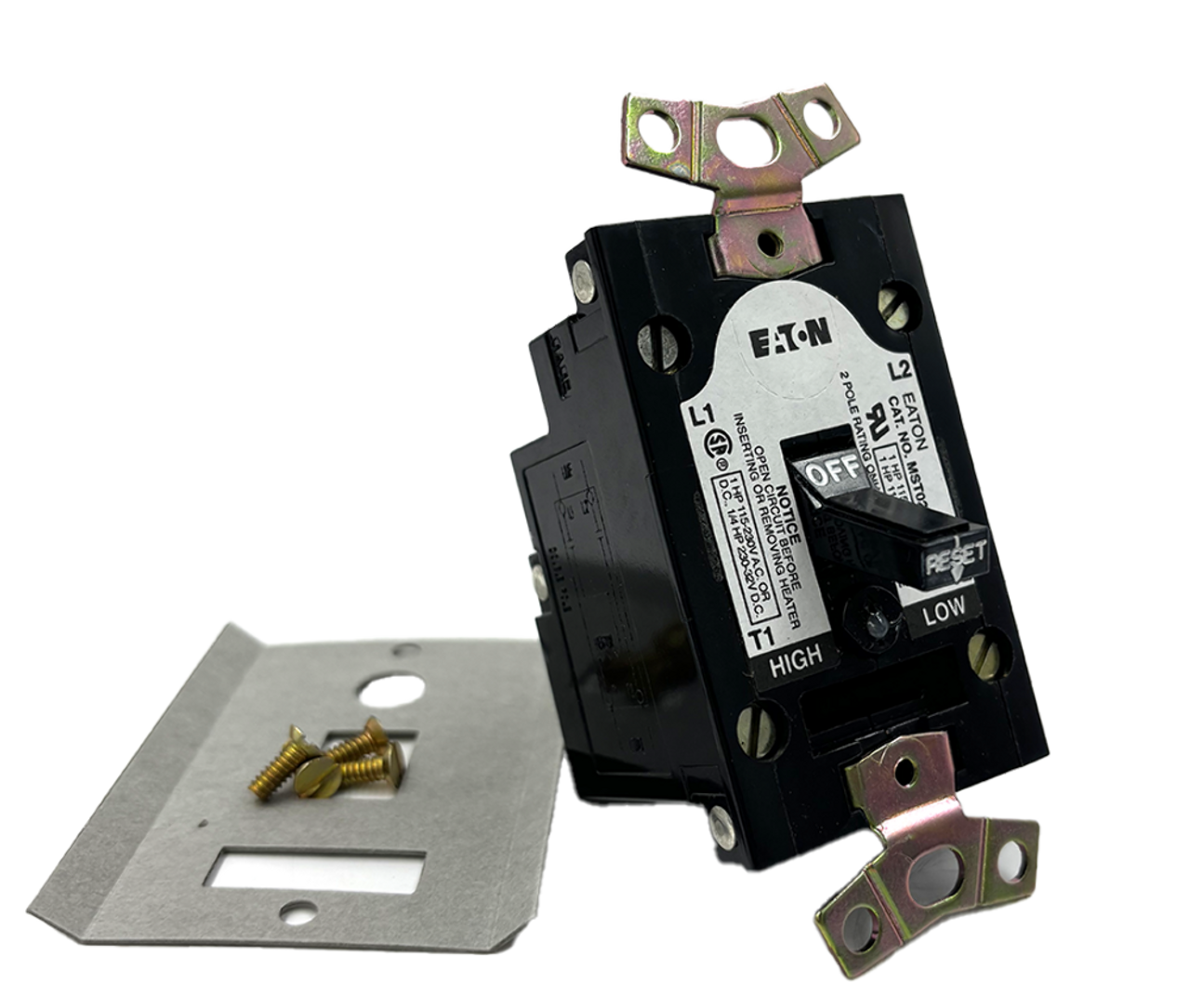 Eaton MST02 NEMA Starter 0.35-1.65A 208V Coil 2P Nema Size 0 1NO Contact
