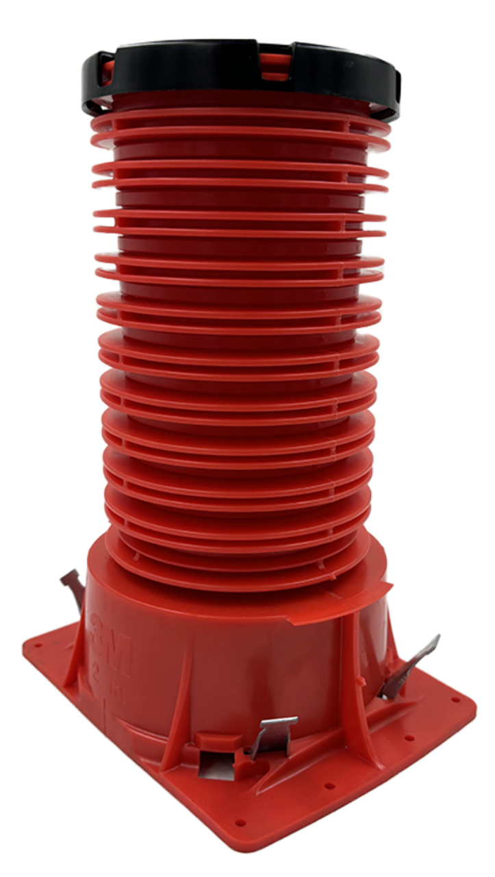 3M 2MCID Fire Barrier Cast-In Devices for Metal Pipes 2 Inch Red