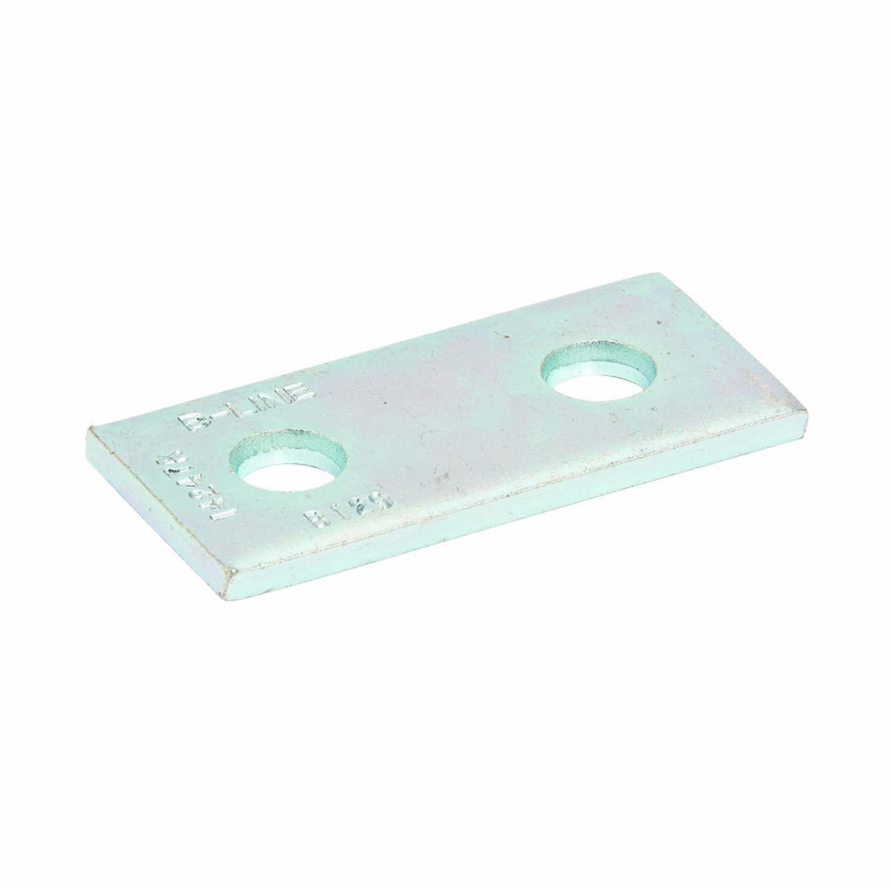 Eaton B129ZN B-Line series splice plate, 0.23" H x 3.5" L x 1.62" W, Steel, Electro-plated, 1/4" Gauge