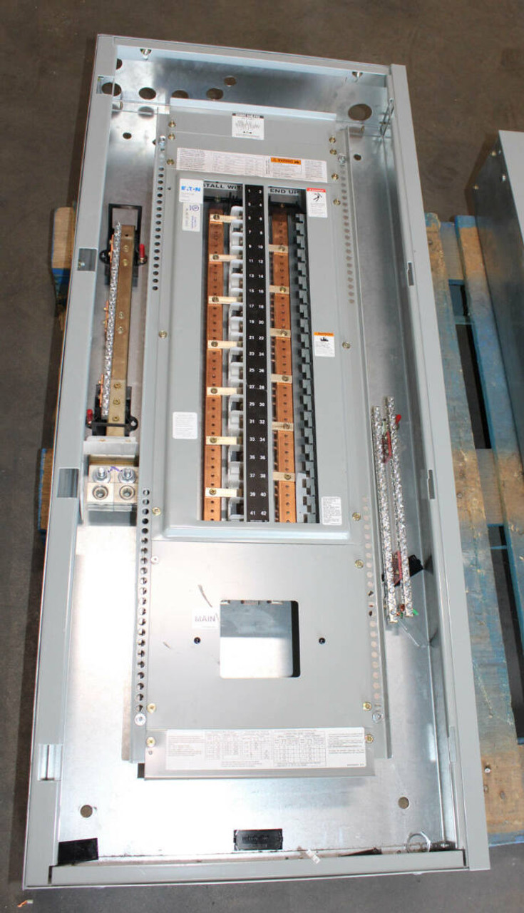 Eaton PRL1A3450X42A Panelboard 450A 208Y/120V NEMA: 1 D: 6 H: 49 W: 21 Number of Spaces: 42