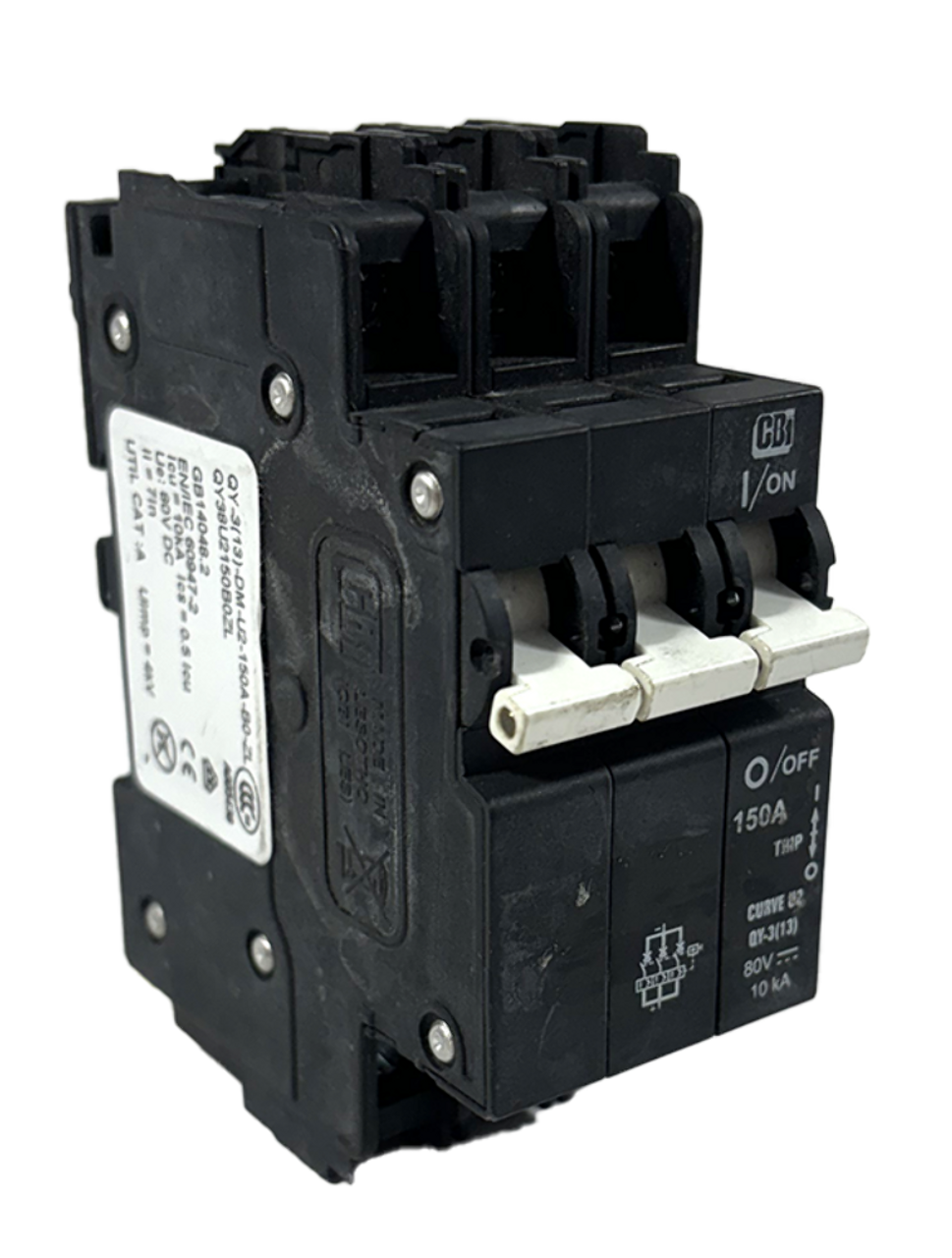 CBI QY38U2150B0ZL Circuit Breaker 150A 80V 3P 10kA