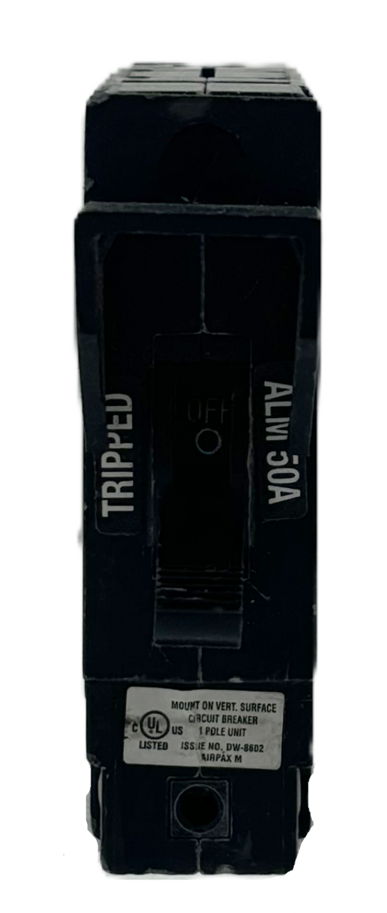 Airpax LMLK1-1RLS4-29877-10-V Breaker 50A 80V 1P 10kA Bullet Style