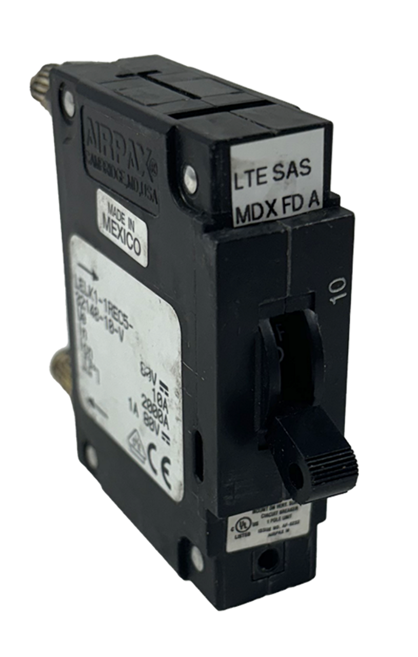 Airpax LELK1-1REC5-32148-10-V Breaker 10A 80V 1P 10kA Bullet Style