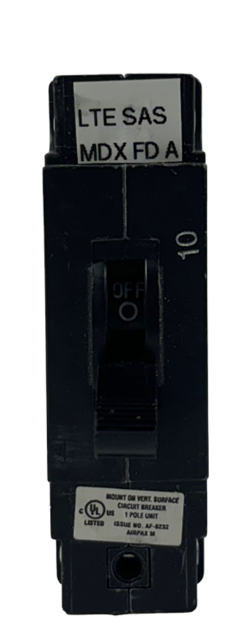 Airpax LELK1-1REC5-32148-10-V Breaker 10A 80V 1P 10kA Bullet Style
