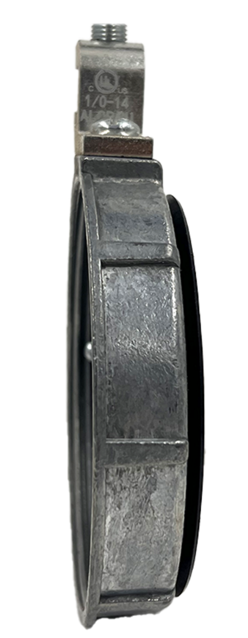 Madison CBGI-350 Ground Bushing 3 1/2 Inch Insulated Die Cast Zinc Plastic Liner