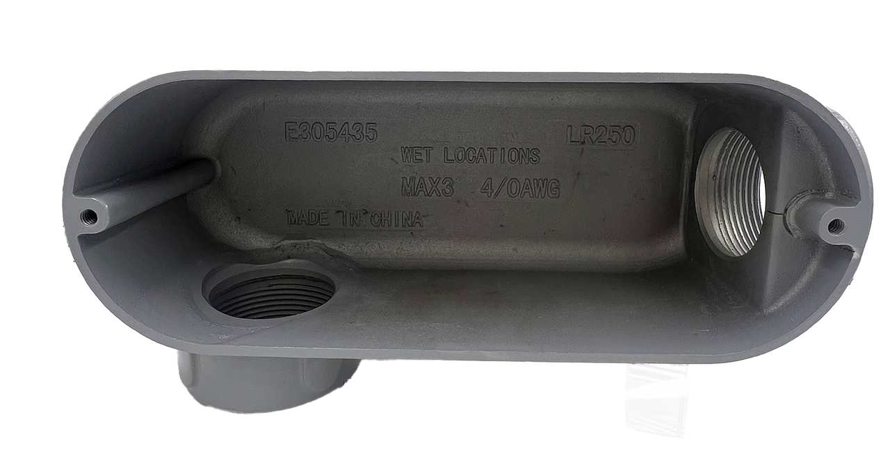 Appleton LR250 Conduit Body 2 1/2-Inch Aluminum Type LR