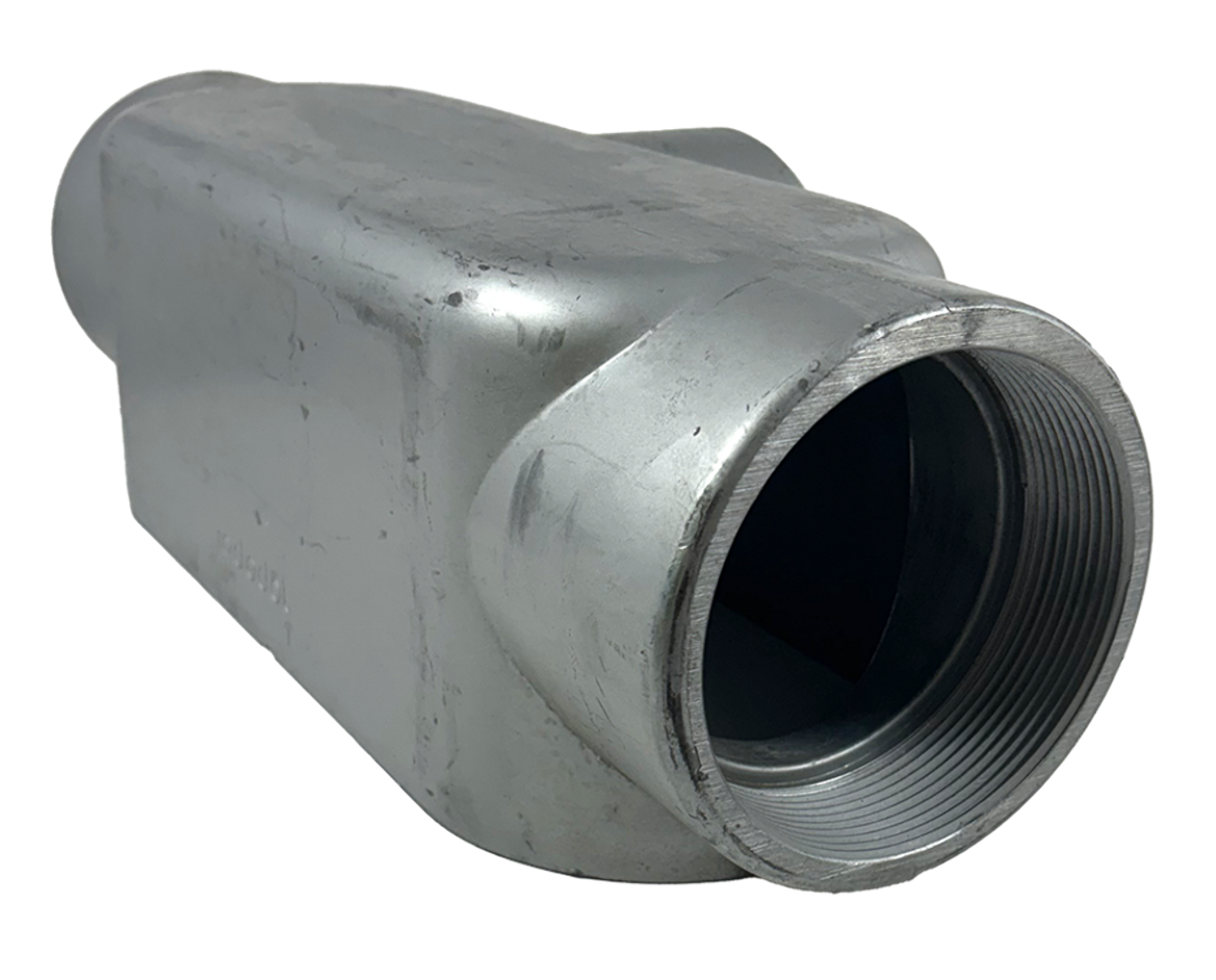 Red Dot T4 Conduit Body 4 Inch T-Style Die Cast Aluminum