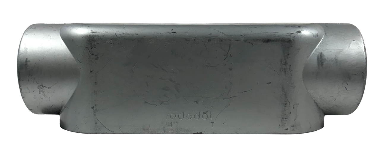 Red Dot T4 Conduit Body 4 Inch T-Style Die Cast Aluminum