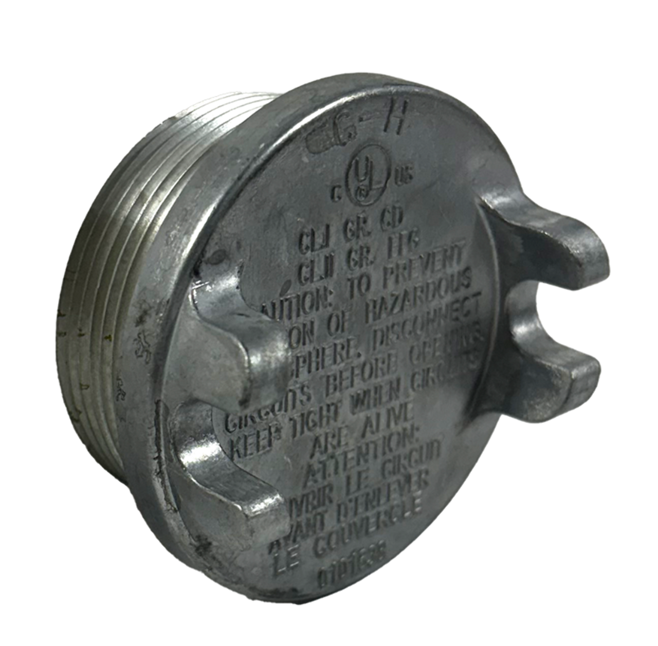 Crouse Hinds GUA04 Surface Cover 2-Inch Copper-Free Aluminum 12 Thread Pitch
