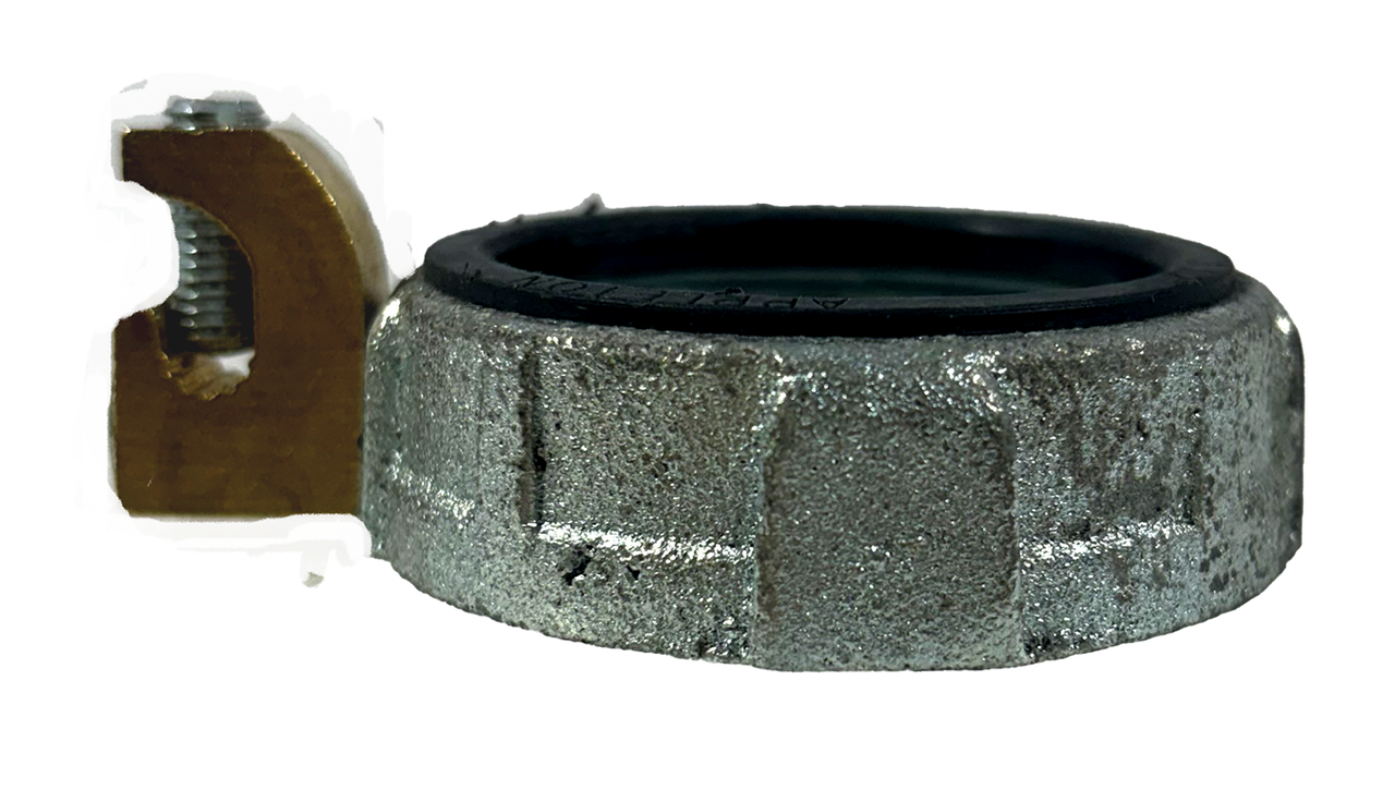 Appleton GIB150L4BC Grounding Bushing 1 1/2-Inch Insulated Threaded Malleable Iron