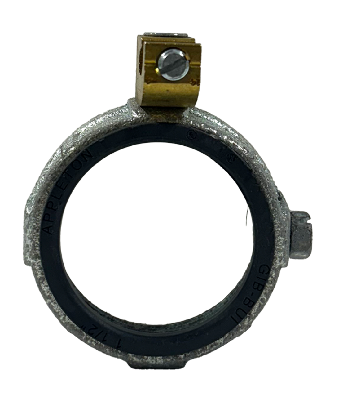 Appleton GIB150L4BC Grounding Bushing 1 1/2-Inch Insulated Threaded Malleable Iron