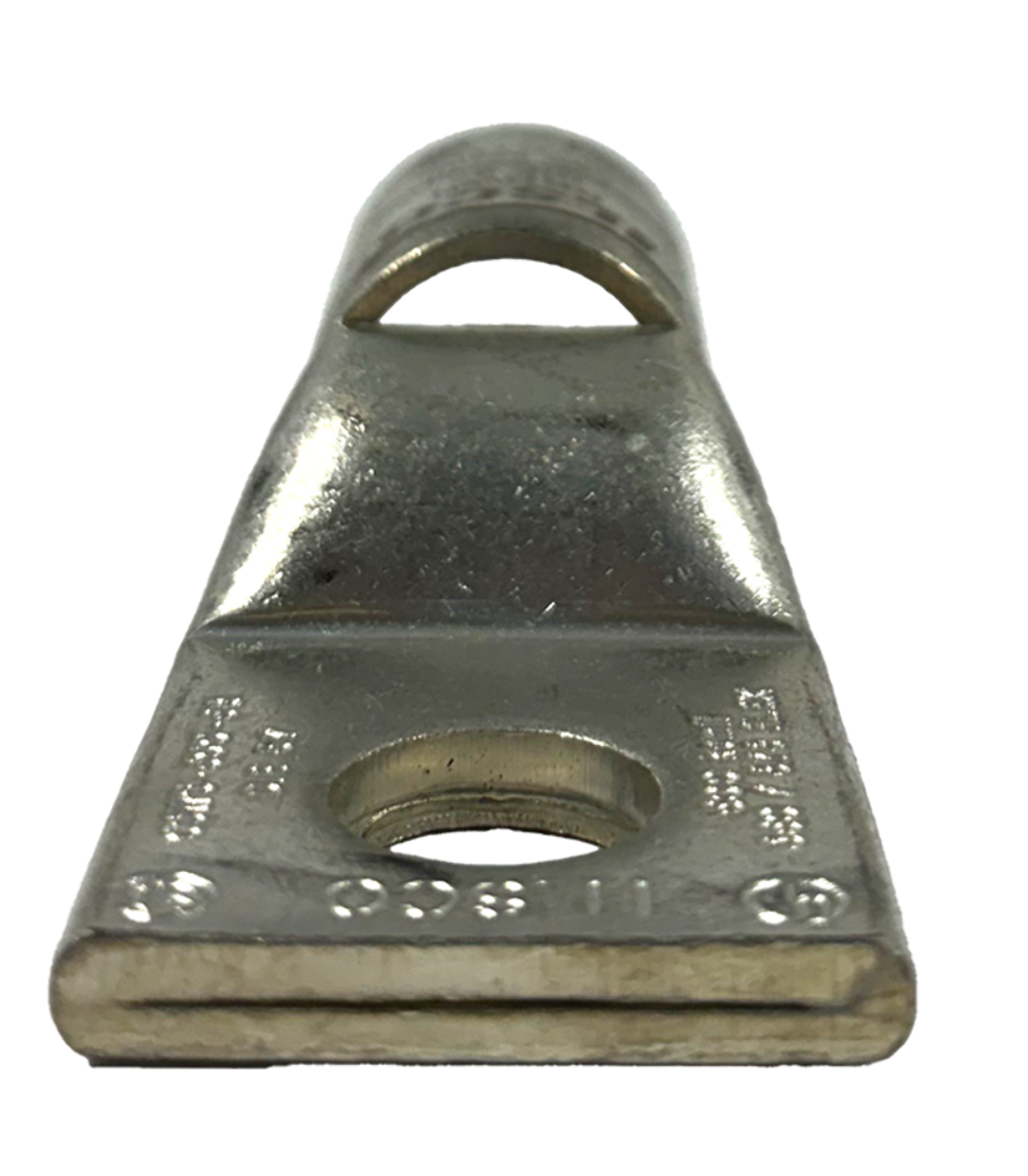Ilsco CSWS-500-58 Compression Lug 500 kcmil 5/8 IN Bolt Sight Window Copper Tin Plated