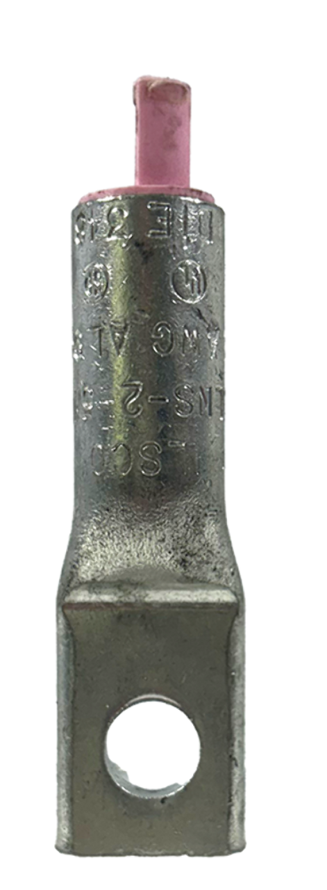 Ilsco ALNS-2-516 Surecrimp Compression Lug 1 Hole 5/16 In Bolt Size AL Tin Plated