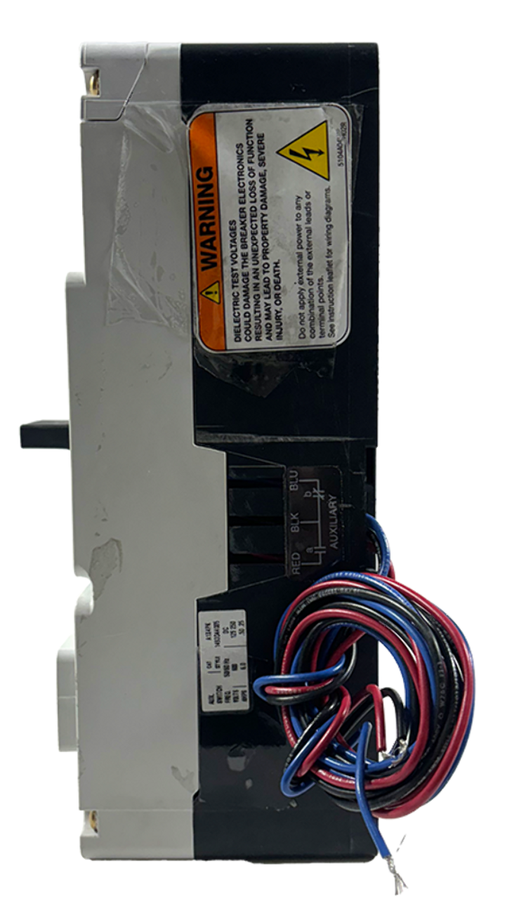 Eaton LDC3400T52VWA0601H09 Breaker 400A 3P 200kA at 240V W/Trip Unit and Auxiliary