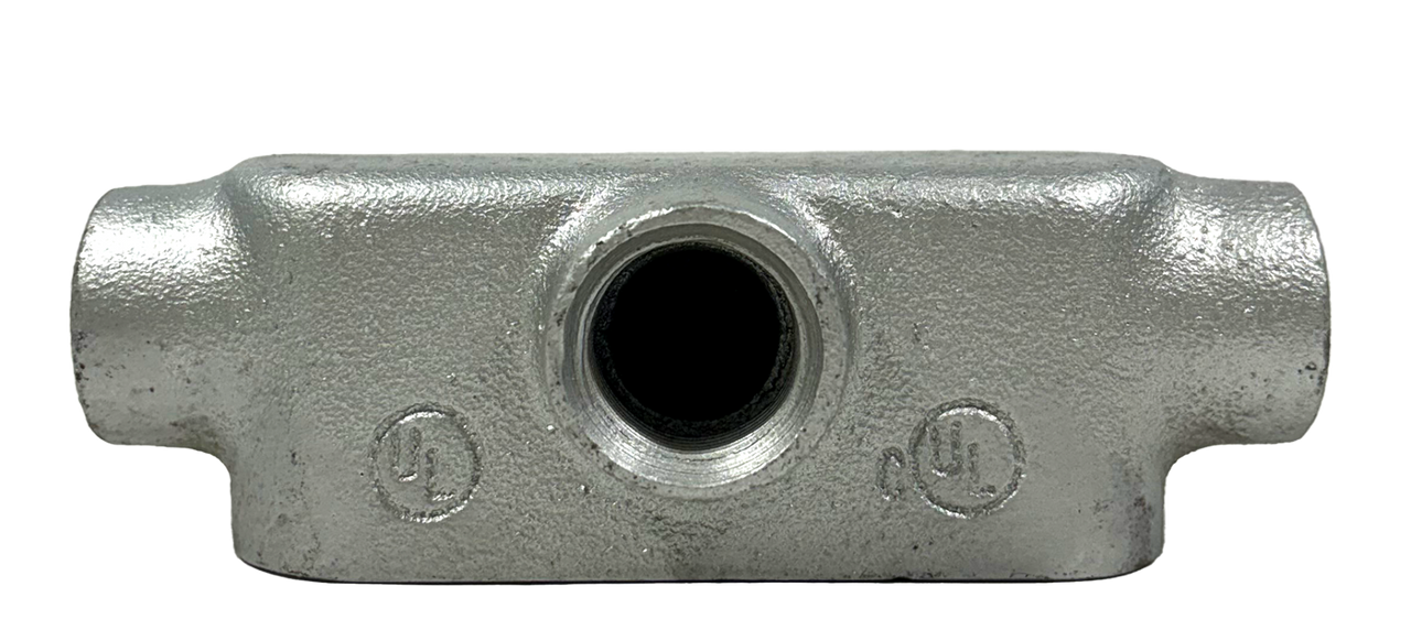 Crouse-Hinds T75M Conduit Body 3/4 Inch T Shape Malleable Iron Form 5