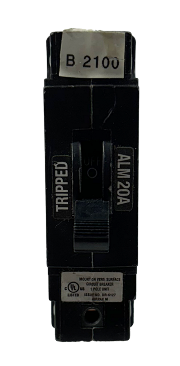 Airpax LMLB1-1RLS4-52-20.0-1-01-V Breaker 20A 80V 1P 10kA Panel Mount
