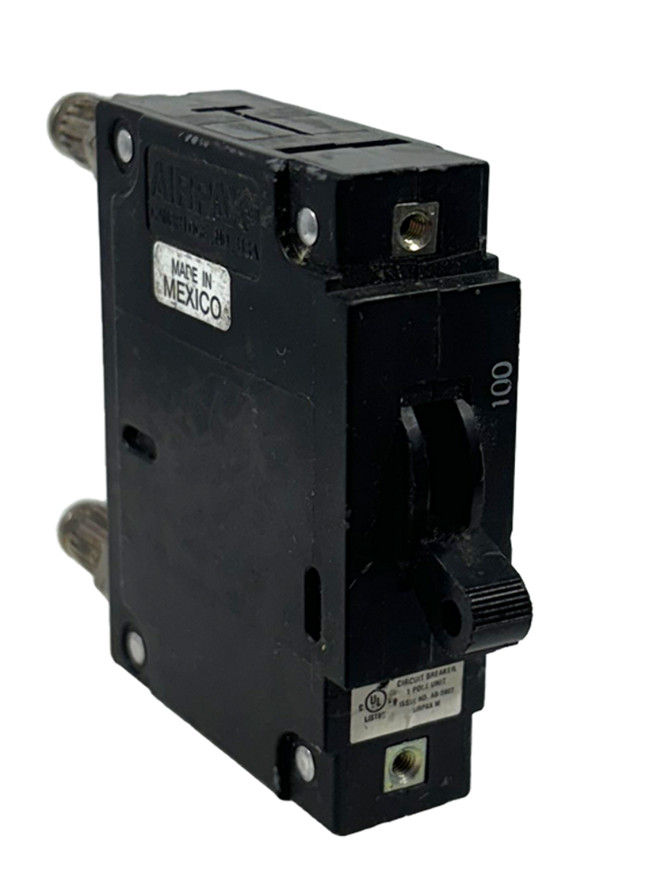Airpax LELK1-1REC4-30326-100 Breaker 100A 80V 1P 50kA Panel Mount