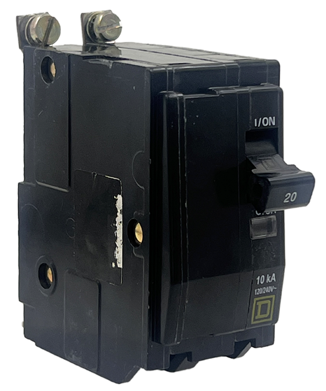 Square D QOB220 Breaker 20A 120/240V 10kA 2P Bolt-On