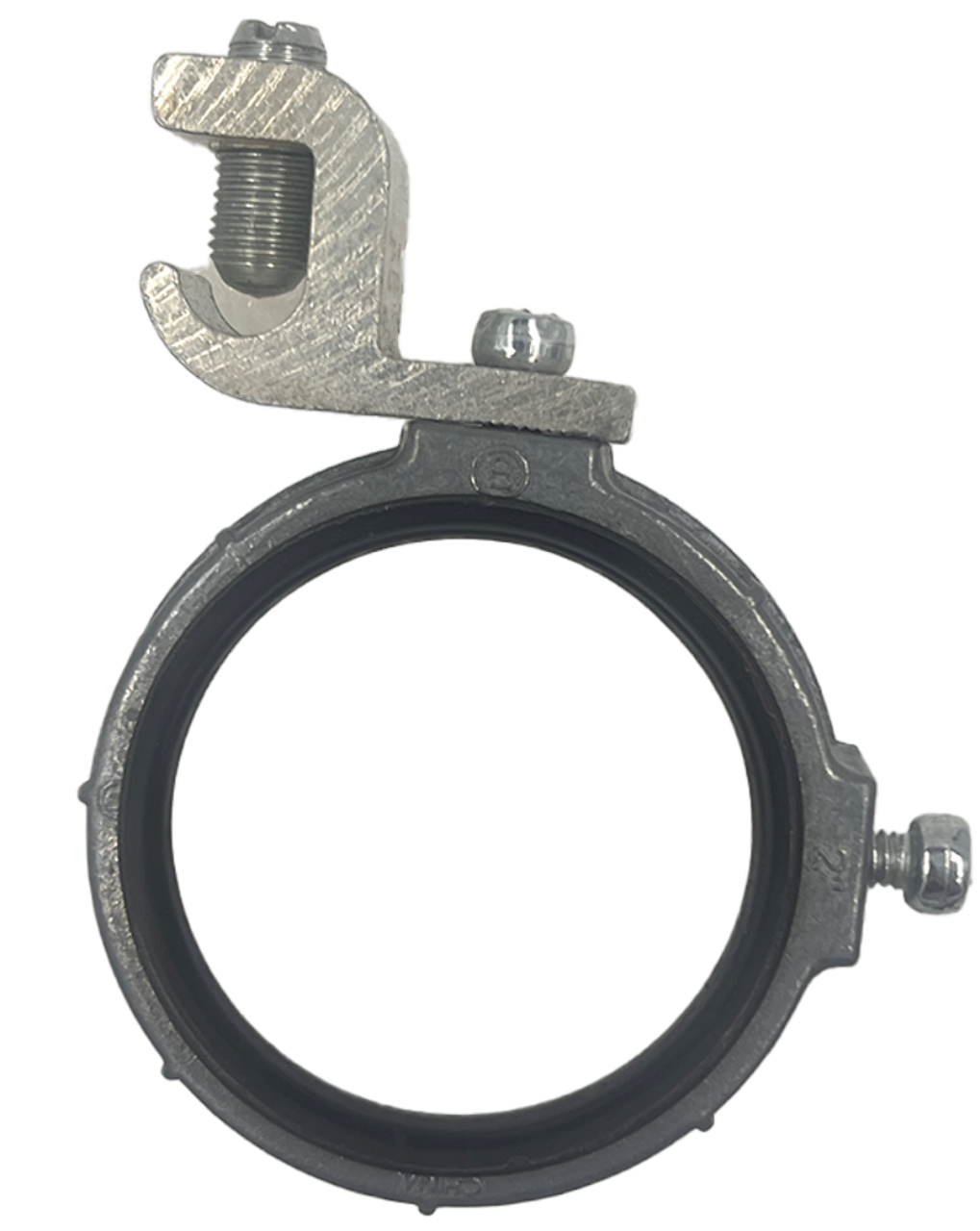 Bridgeport 386-DC Ground Bushing Insulated 2-Inch 14-1/0 Zinc