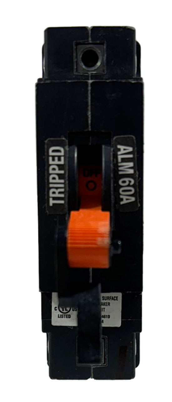 Airpax LMLB1-1RLS4-35980-60-V Breaker 60A 80V 1P 10kA Plug-In Bullet Style