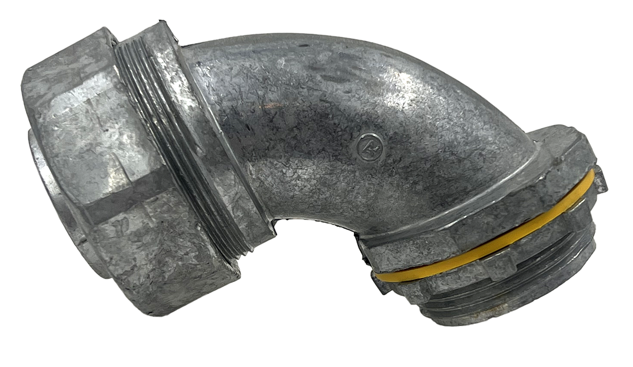 Arlington LT90125 Liquidtight Angle Connector 90 Degree 1 1/4-Inch Die Cast Zinc