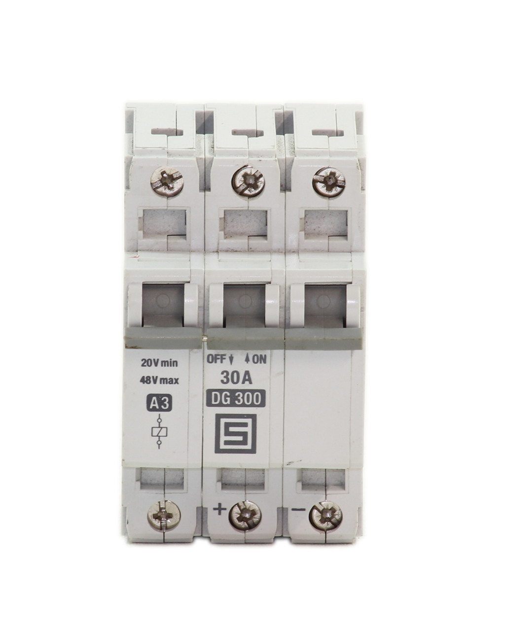 Schurter AS168X-CB2 DG300 Breaker 30A 48V 3P Din Rail