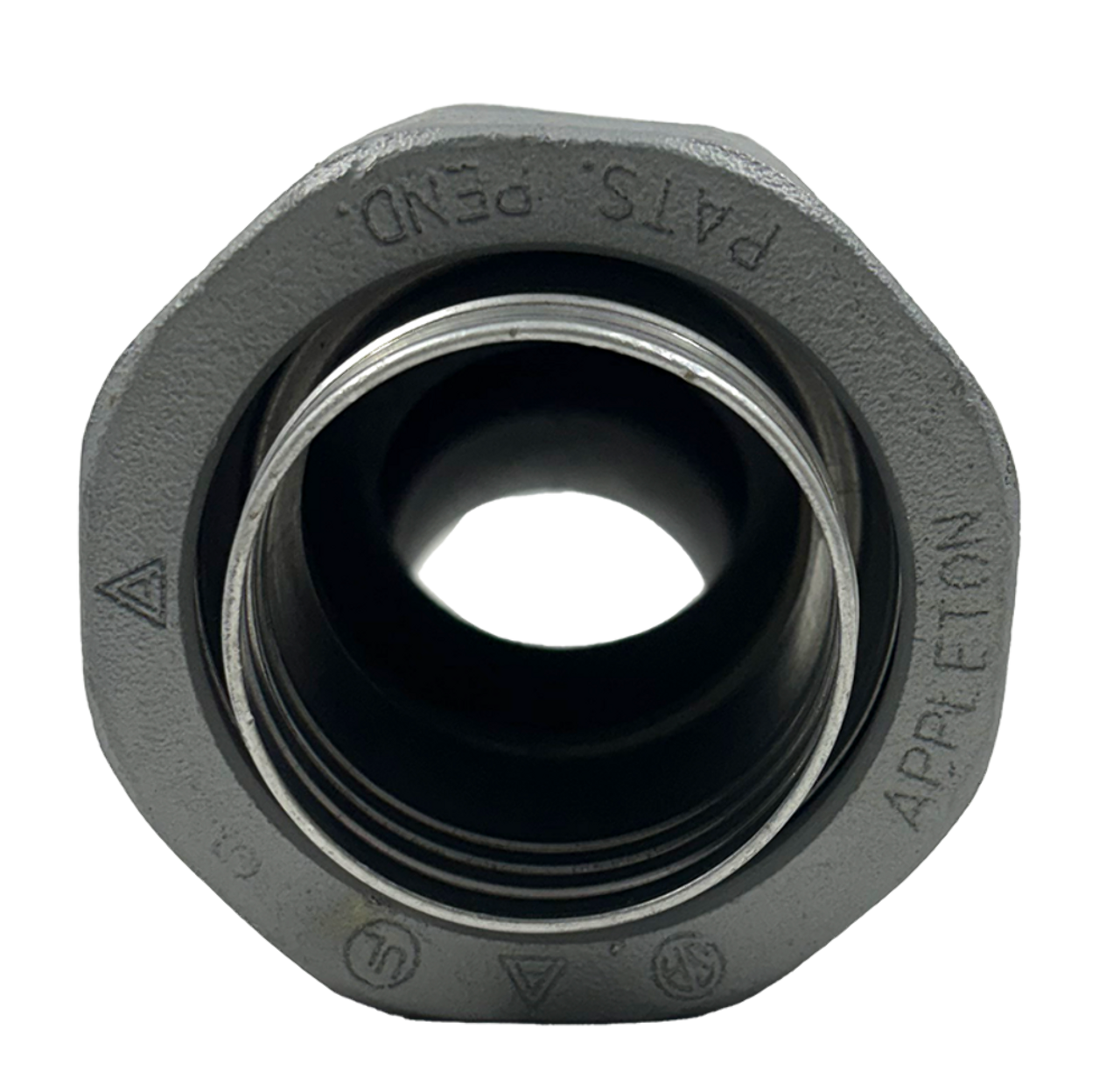 Appleton ST-45250 Liqtite Connector 2 1/2 Inch 45 Degree Pwdr Coated Malleable Iron Non-Insulated