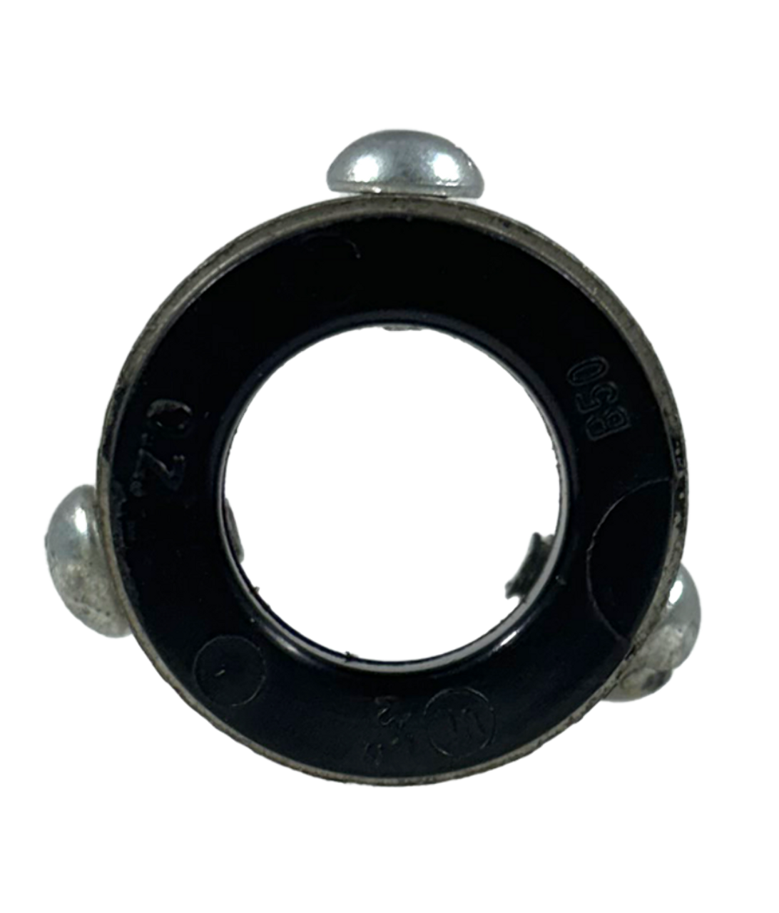 OZ-Gedney SB-50 Insulated Malleable Bushing 1/2-In Zinc Plated Steel Threadless Box of 50