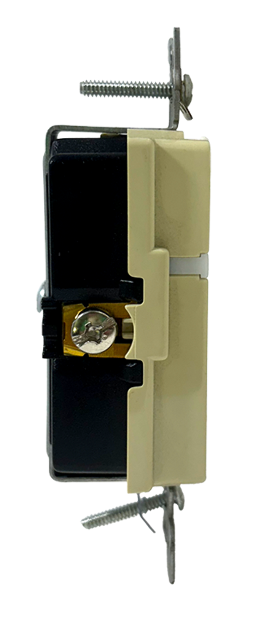 Leviton T6525-I Tamper Resistant Outlet Receptacle 15A 125V LED Guide Light Ivory