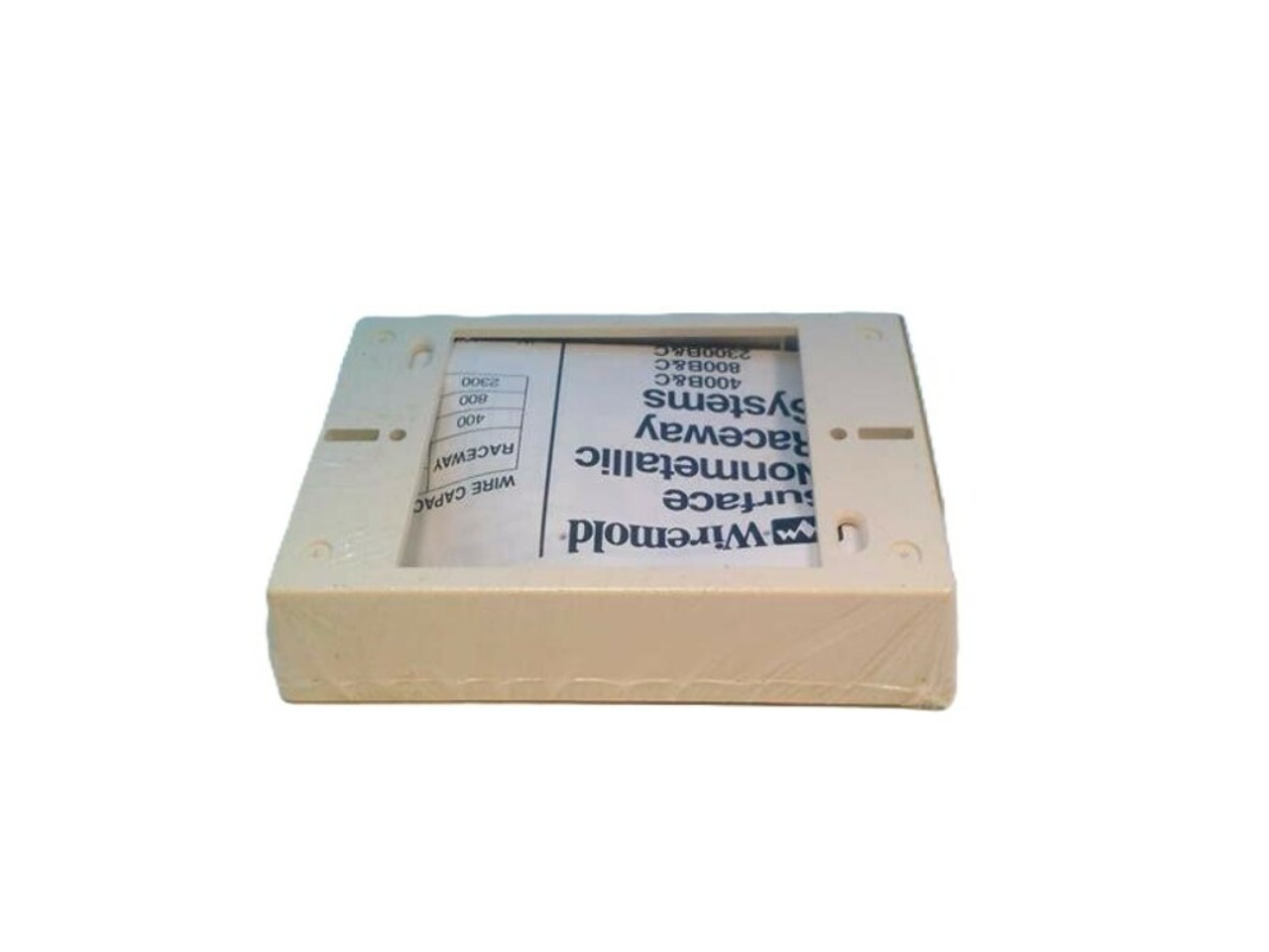 Wiremold 2351 Extension Box Shallow 1 Gang Ivory