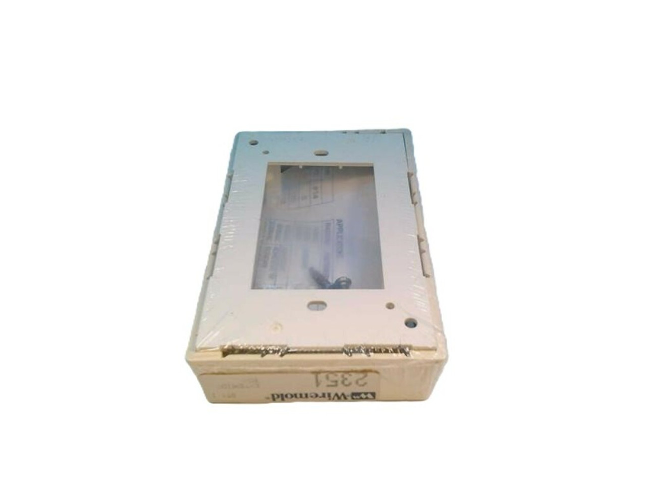 Wiremold 2351 Extension Box Shallow 1 Gang Ivory