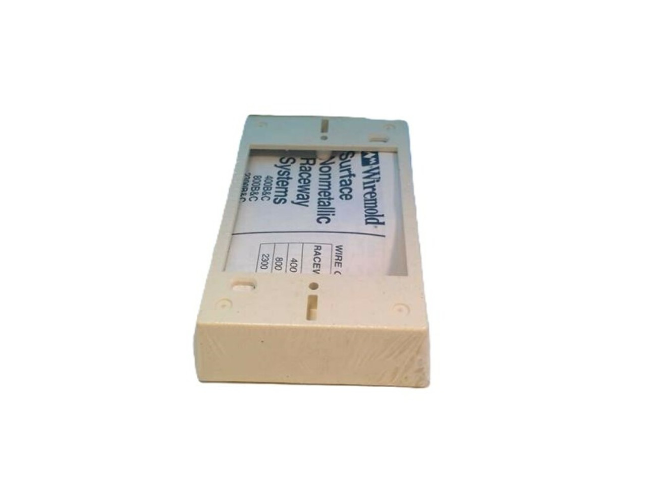 Wiremold 2351 Extension Box Shallow 1 Gang Ivory