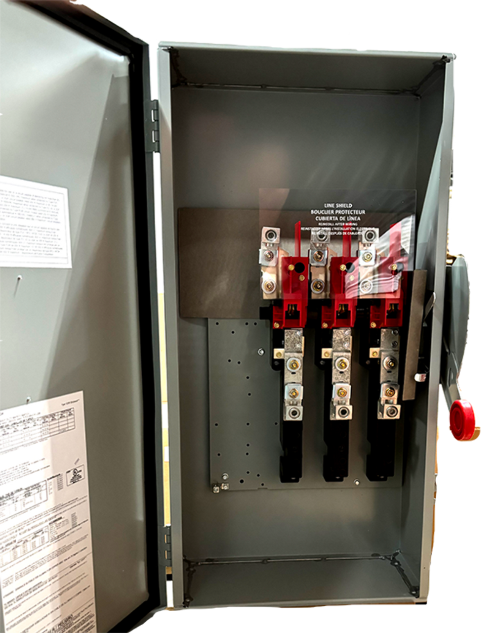 Eaton DH364UDK Disconnect 200A 240V 3P 3W NEMA 12 Non-Fusible Single-Throw Heavy Duty