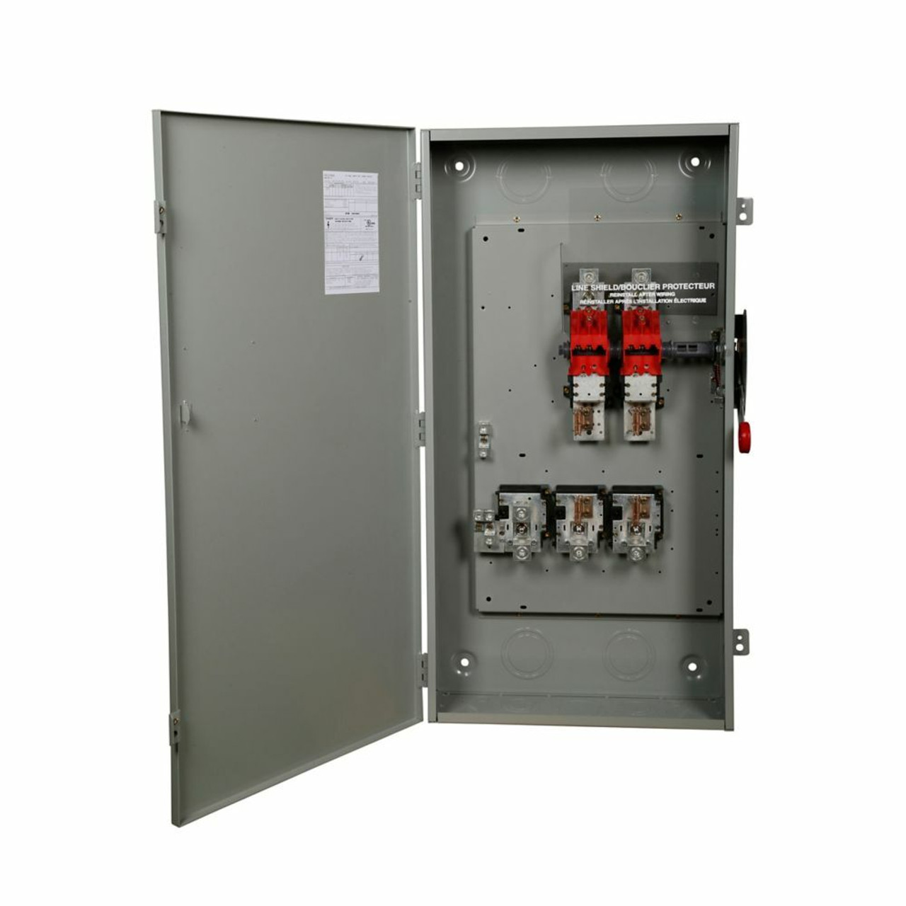 Eaton DH265NGK Fusible Disconnect 400A 600V 2P 3W NEMA 1 Single Throw Heavy Duty