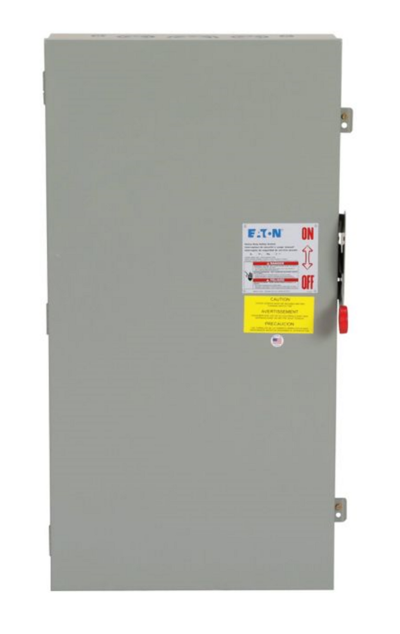 Eaton DH265UDK Disconnect 400A 600V 2P 2W 3PH NEMA 12 Non-Fusible Single Throw