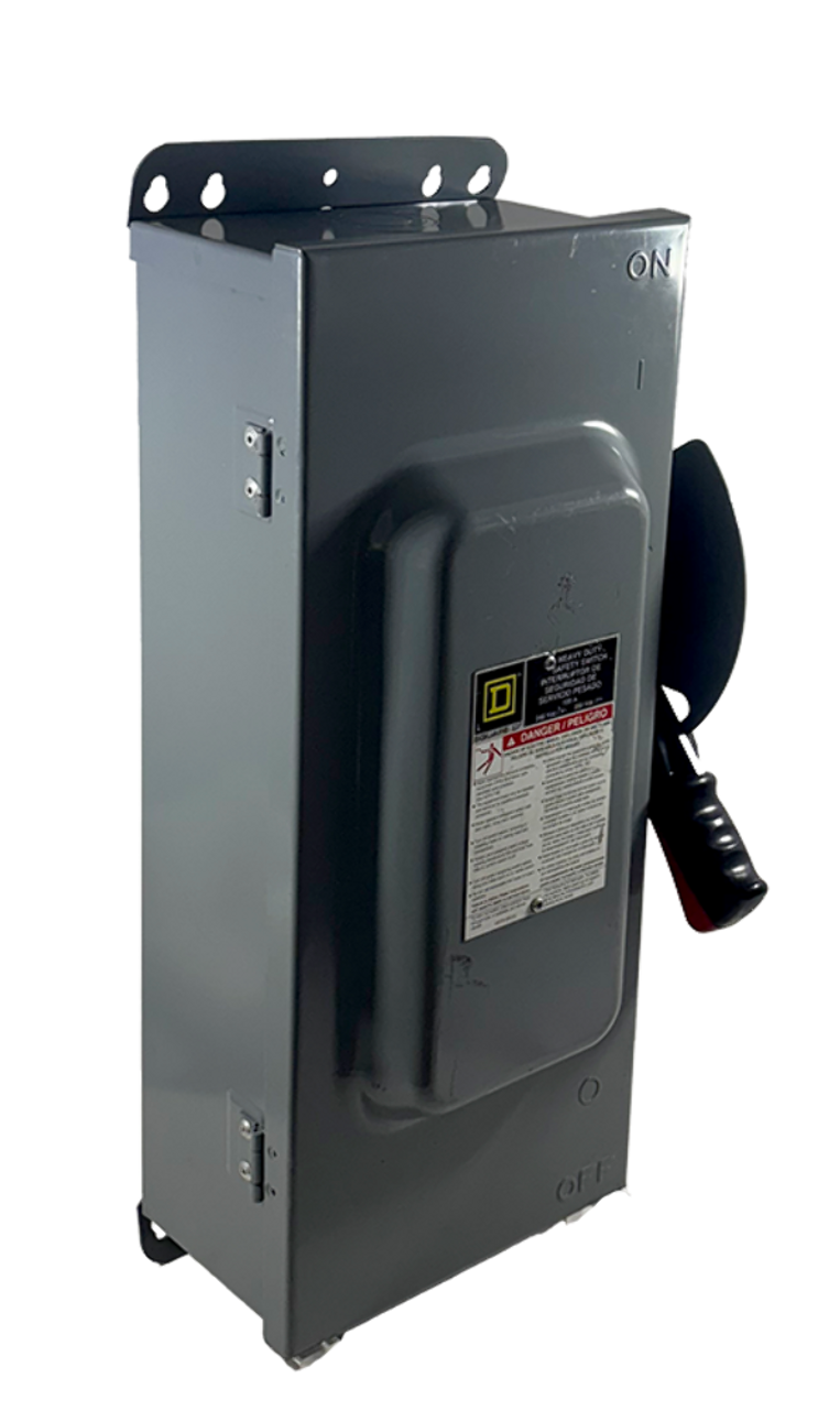 Square D H323A Fusible Disconnect 100A 240V 3P NEMA 12K 30HP Heavy Duty