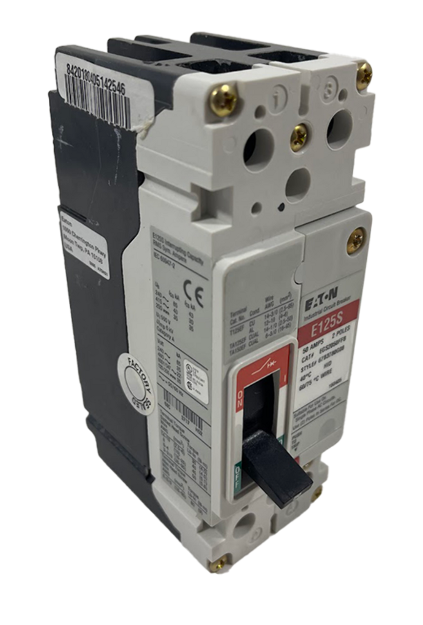 Eaton EGS2050FFB Circuit Breaker 50A 480V 2P kA